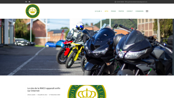 Le Royal Moto Club Verviétois lance son nouveau site internet